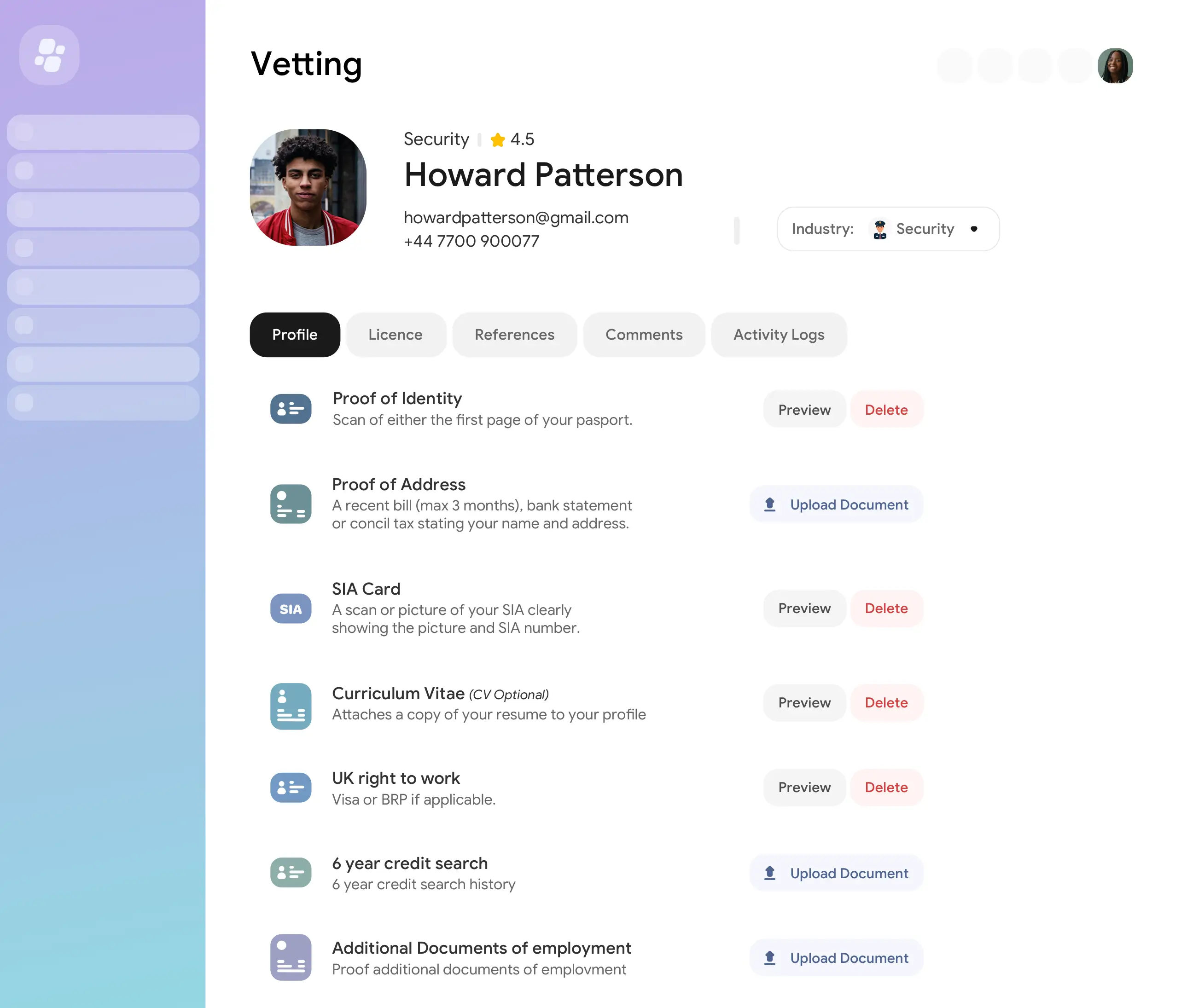 Arez Operate Vetting preview