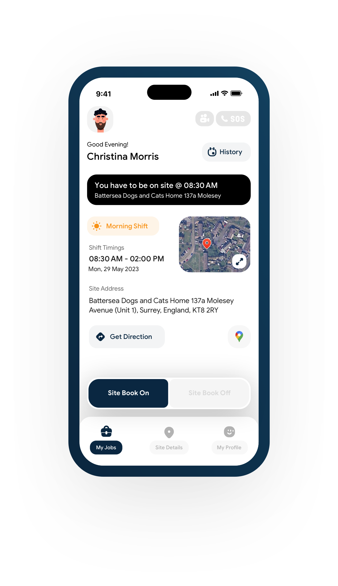 Manage Shifts Mobile
